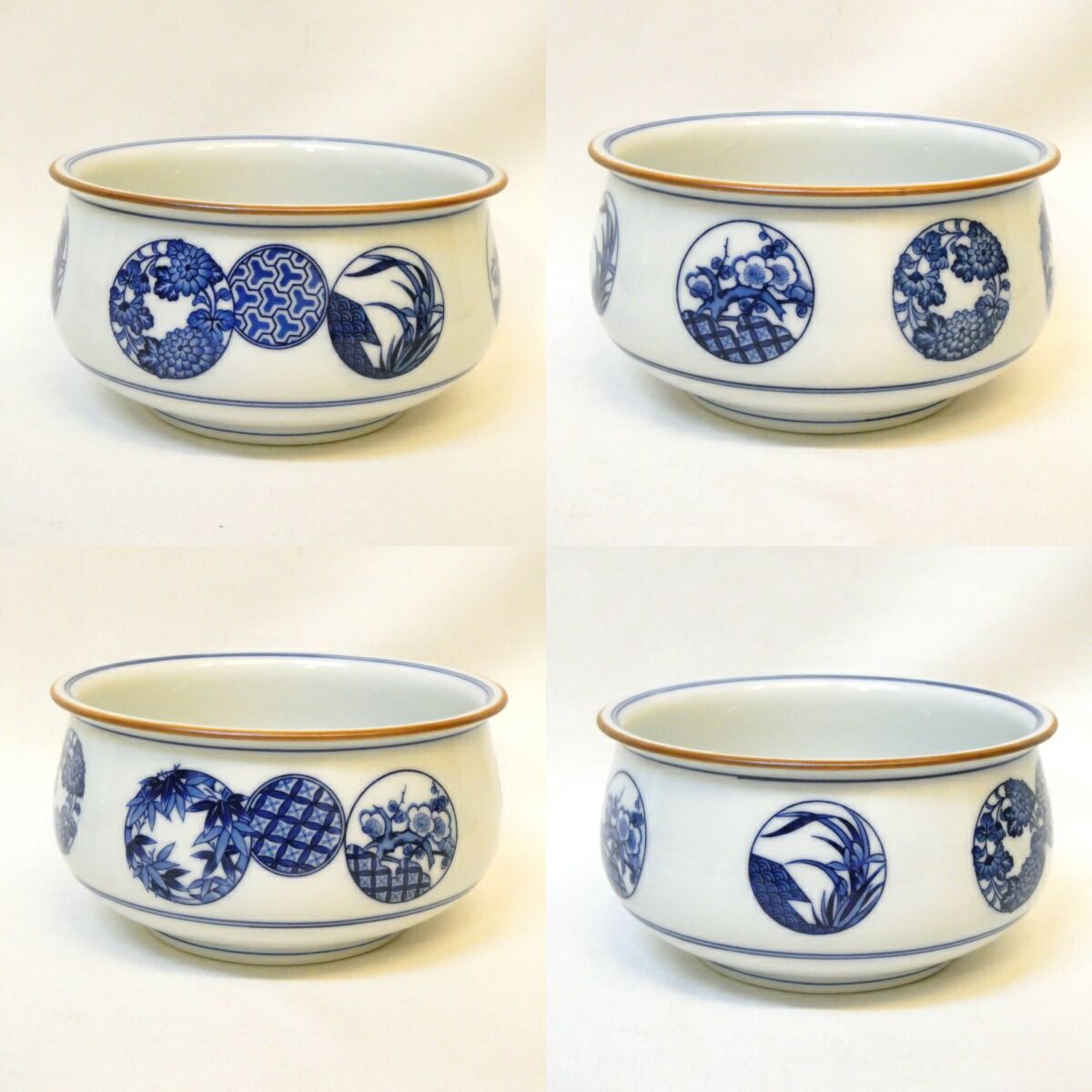 茶道具 染付 花丸紋皆具 千古窯 皆具 共箱 茶道具 染付 花丸紋皆具 千古窯 皆具 共箱 - メルカリ