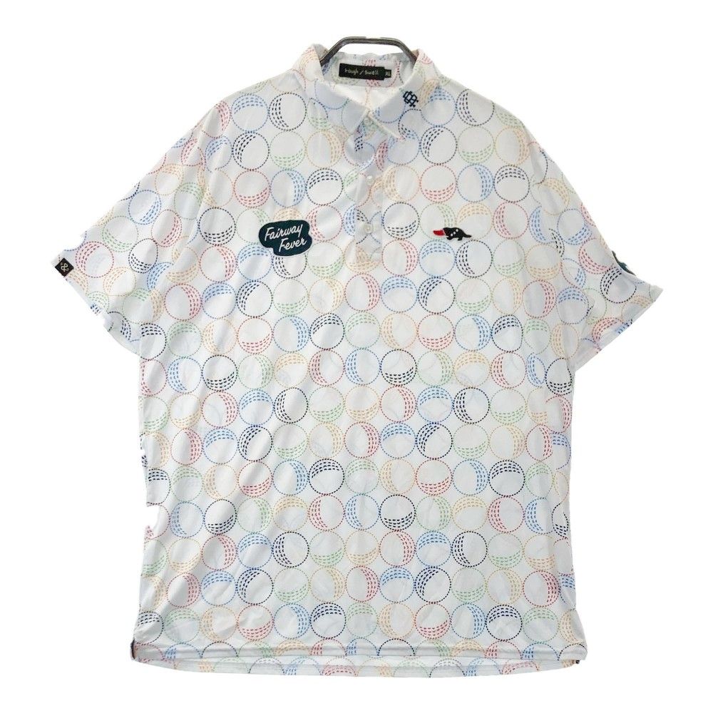 ラフ＆スウェル　ゴルフ　パーカー　ホワイト　Ｍサイズ 新品 rough&swell［ラフアンドスウェル］DON'T WORRY HOODIE/変形スウェット