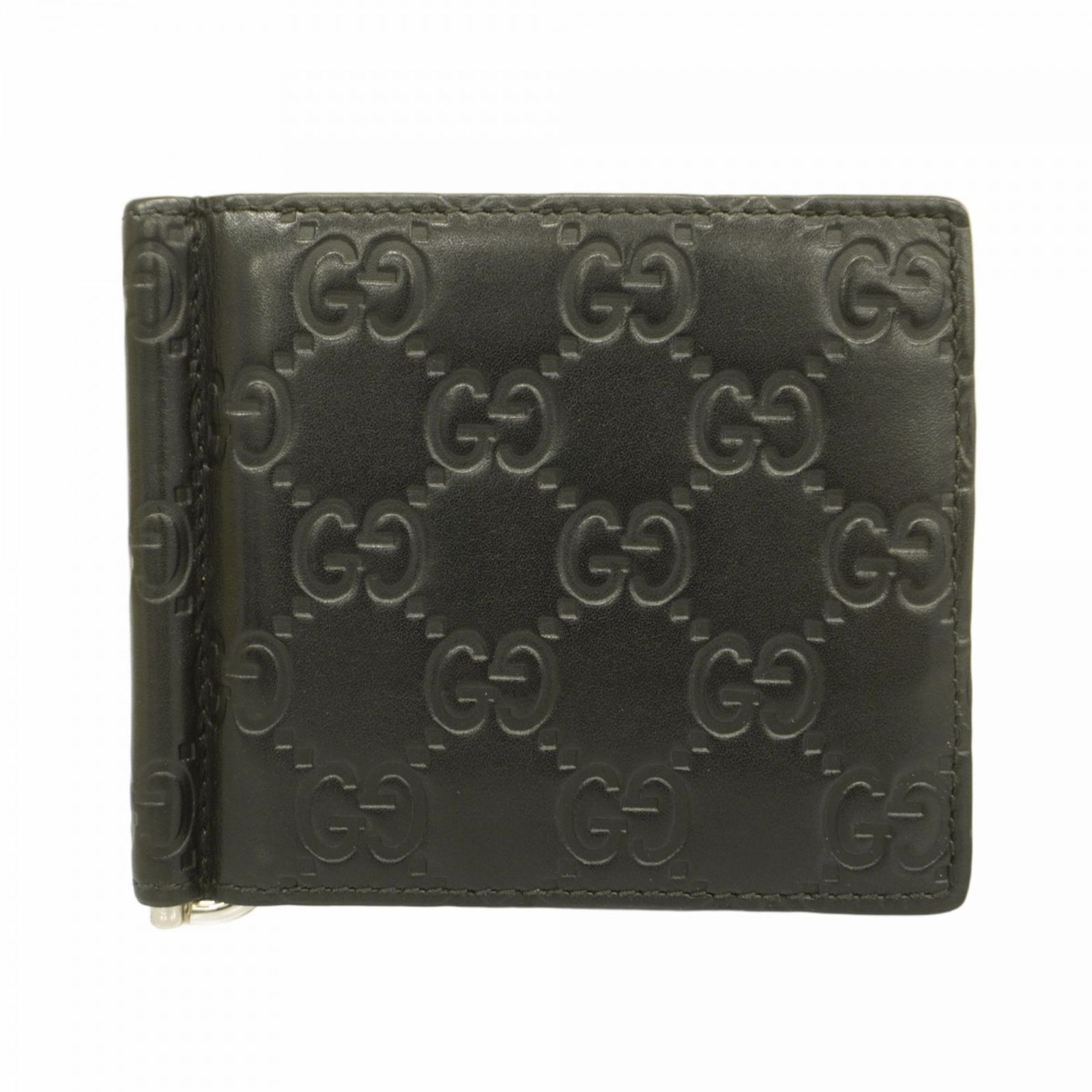 グッチ Gucci グッチ 札入れ グッチシマ 170580 レザー ブラック レディース