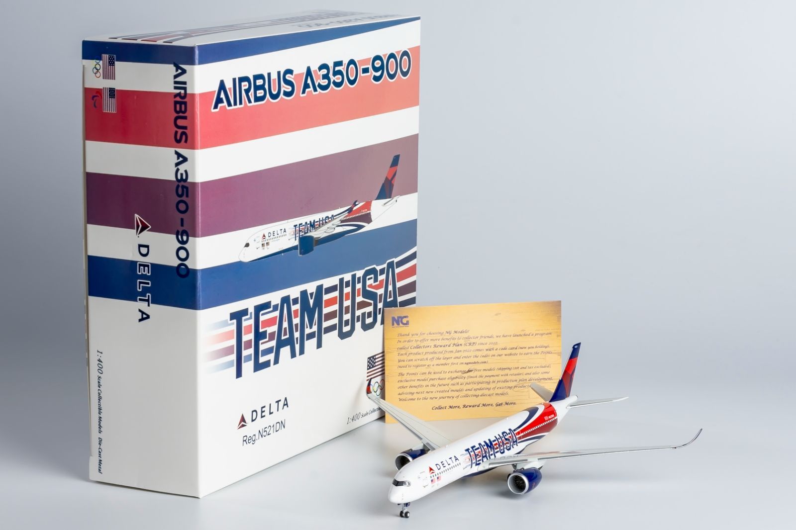 模型・プラモデル NGmodel デルタ航空 A350-900 N521DN 1/400 39067