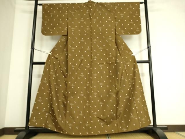 平和屋着物▽本場琉球絣　紬 　単衣　 正絹　逸品　未使用　DAAS0506az 平和屋着物▽本場琉球絣 紬 単衣 正絹 逸品 未使用 DAAS0506az - メルカリ