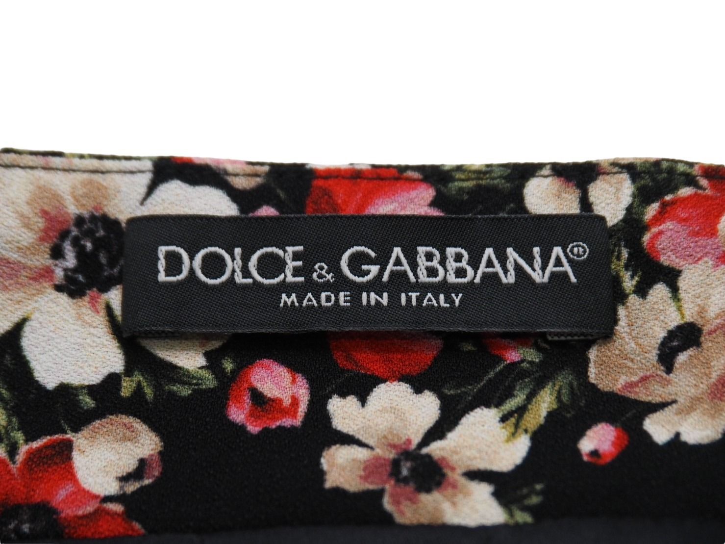 極美品 DOLCE&GABBANA ドルチェアンドガッバーナ 花柄 スカート