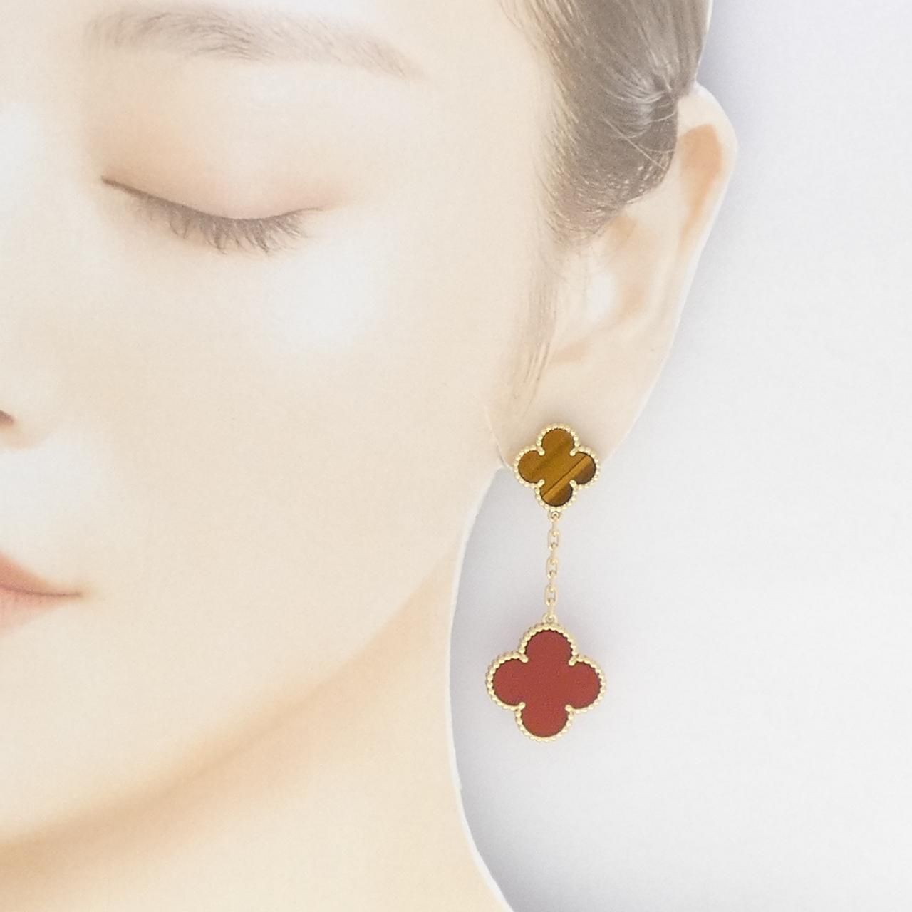 ヴァンクリーフ&アーペル ヴィンテージ アルハンブラ ピアス 片耳用 6246 ヴァンクリーフ＆アーペル アルハンブラ ピアス 片耳 ピアス ヴァン