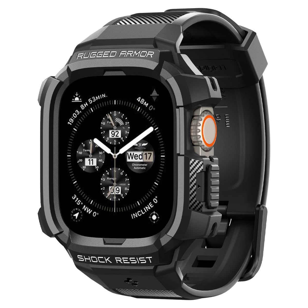 Ultra2 バンド Watch Rugged Armor Apple Pro Spigen Variation