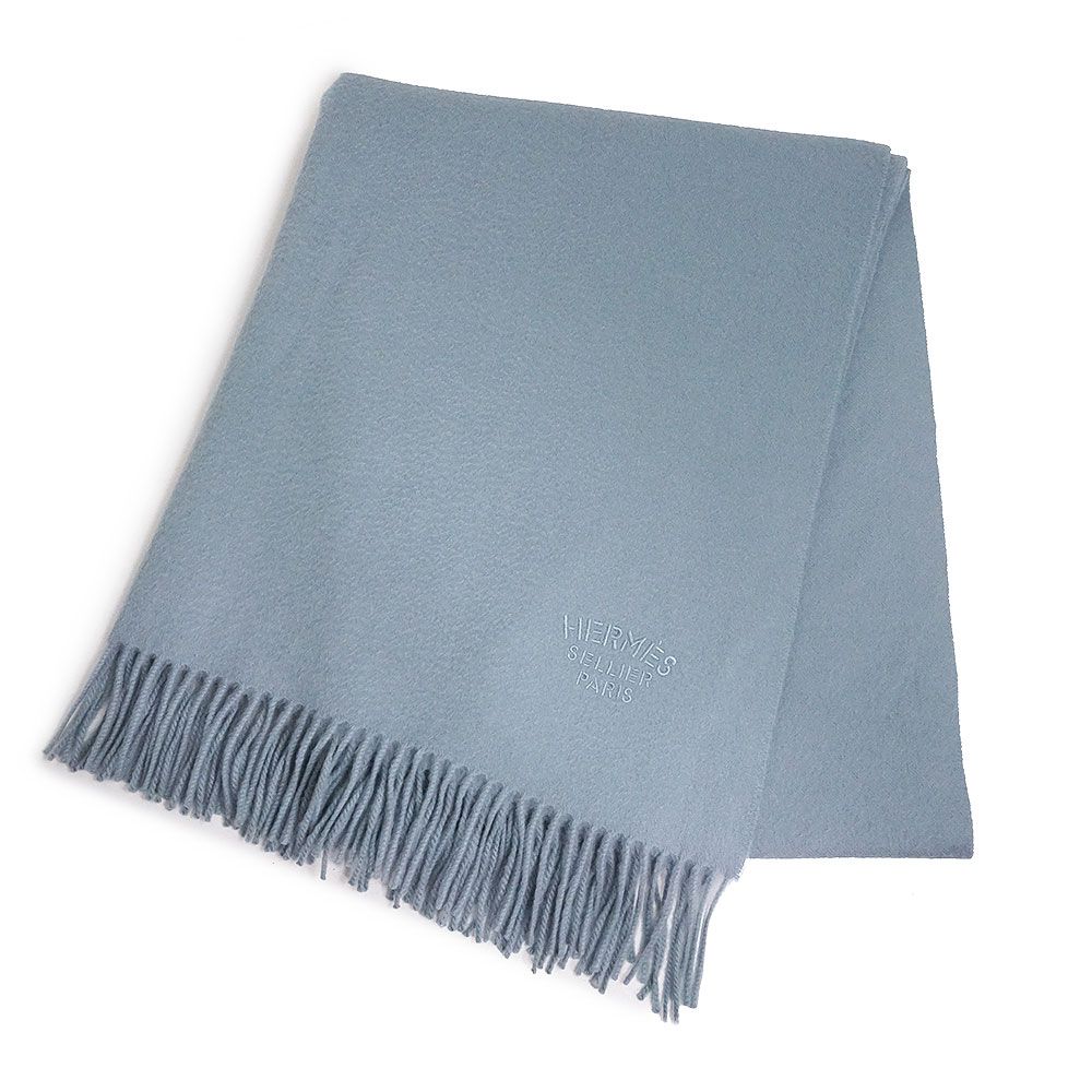 エルメス セリエ ロゴ 大判 ストール ショール マフラー カシミヤ 100  