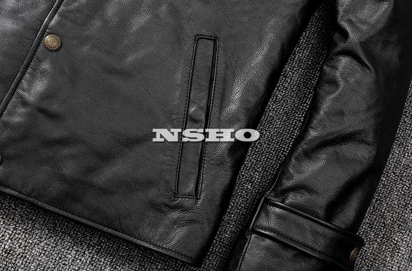 上質革ジャン メンズ カウハイド 牛革 ミニマムスタイル シングル