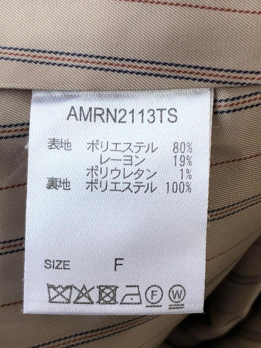 【Andemiu】ベージュ ダブルジャケット Andemiu アンデミュウ 金ボタン ダブル テーラード ジャケット
