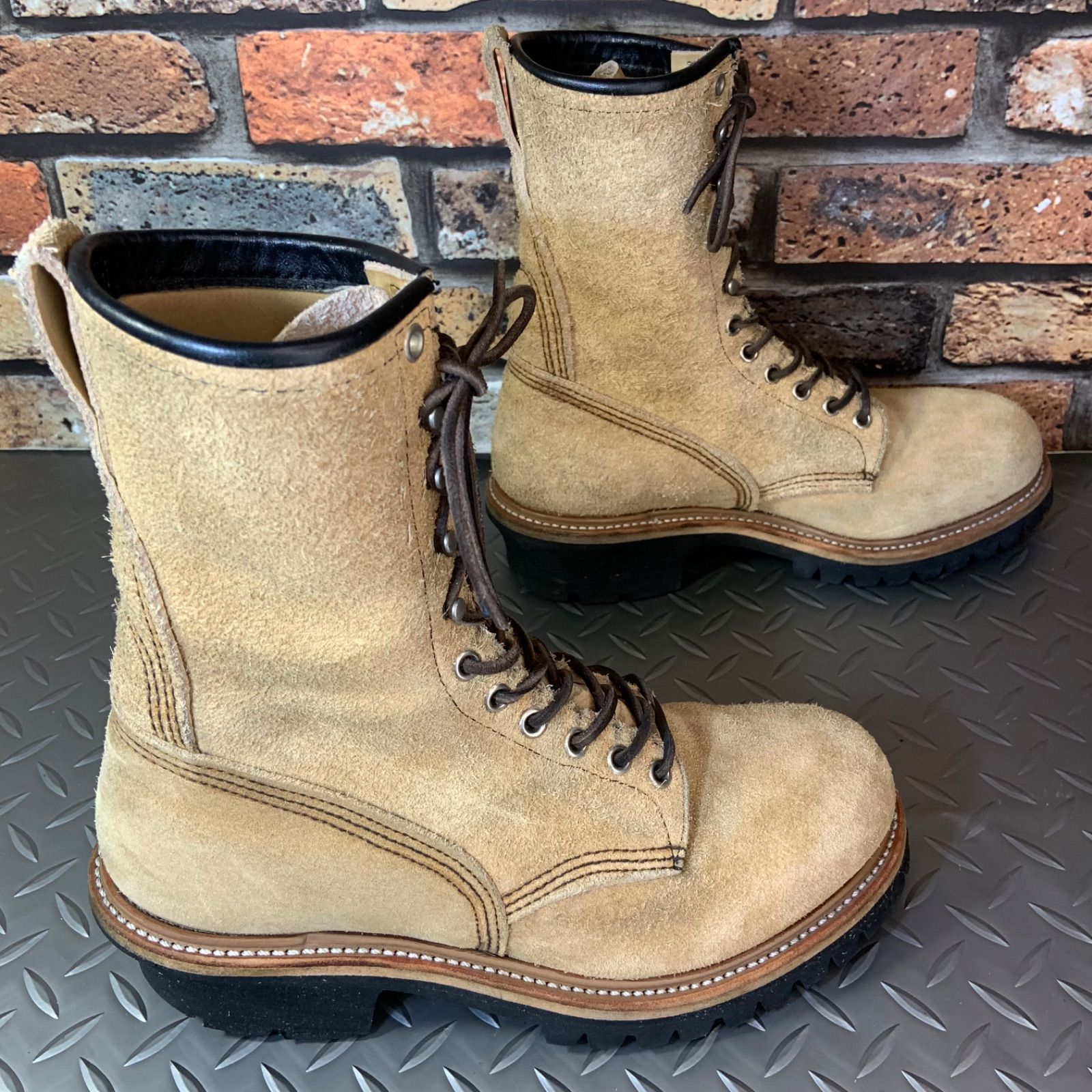 ☆REDWING 8218 PT91 90's VINTAGE ロガーブーツ US7.5D JP25.5