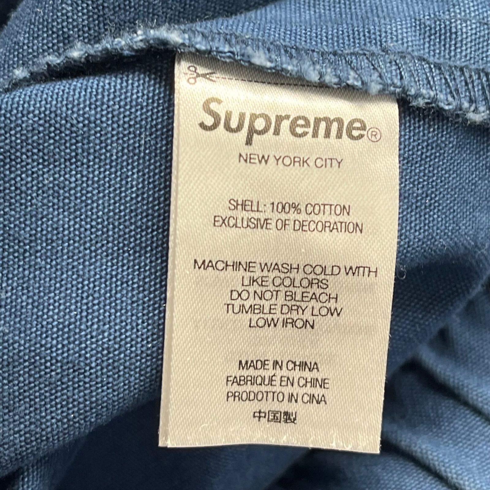 シュプリーム Supreme カーゴパンツ チノパン ブルー系 XL