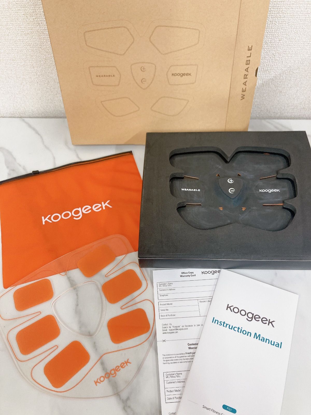 ！Koogeek wearable スマートフィットネスギア【通電未確認】【電化製品】