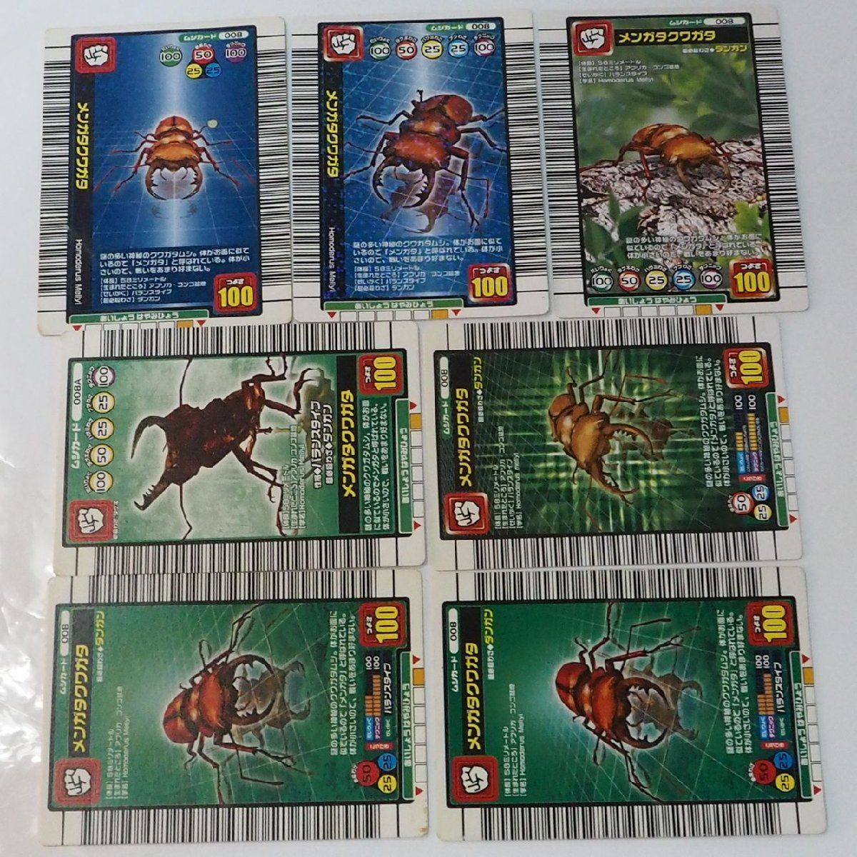 昆虫王者ムシキングカード（メンガタクワガタ） （メンガタ