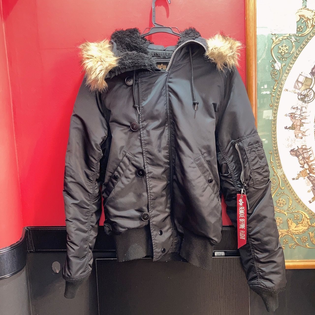 極美品 80s n2b ファージャケット 短丈スペシャル