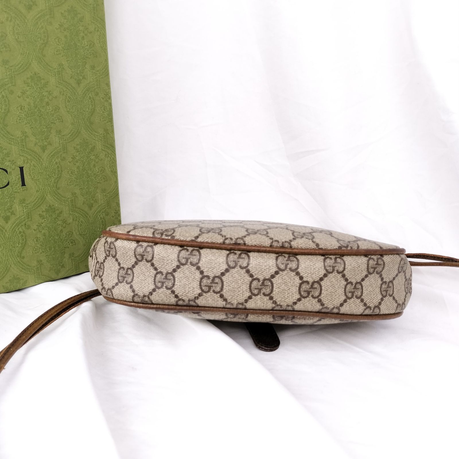 GUCCI オールド GGスプリーム ターンロック ショルダー バッグ