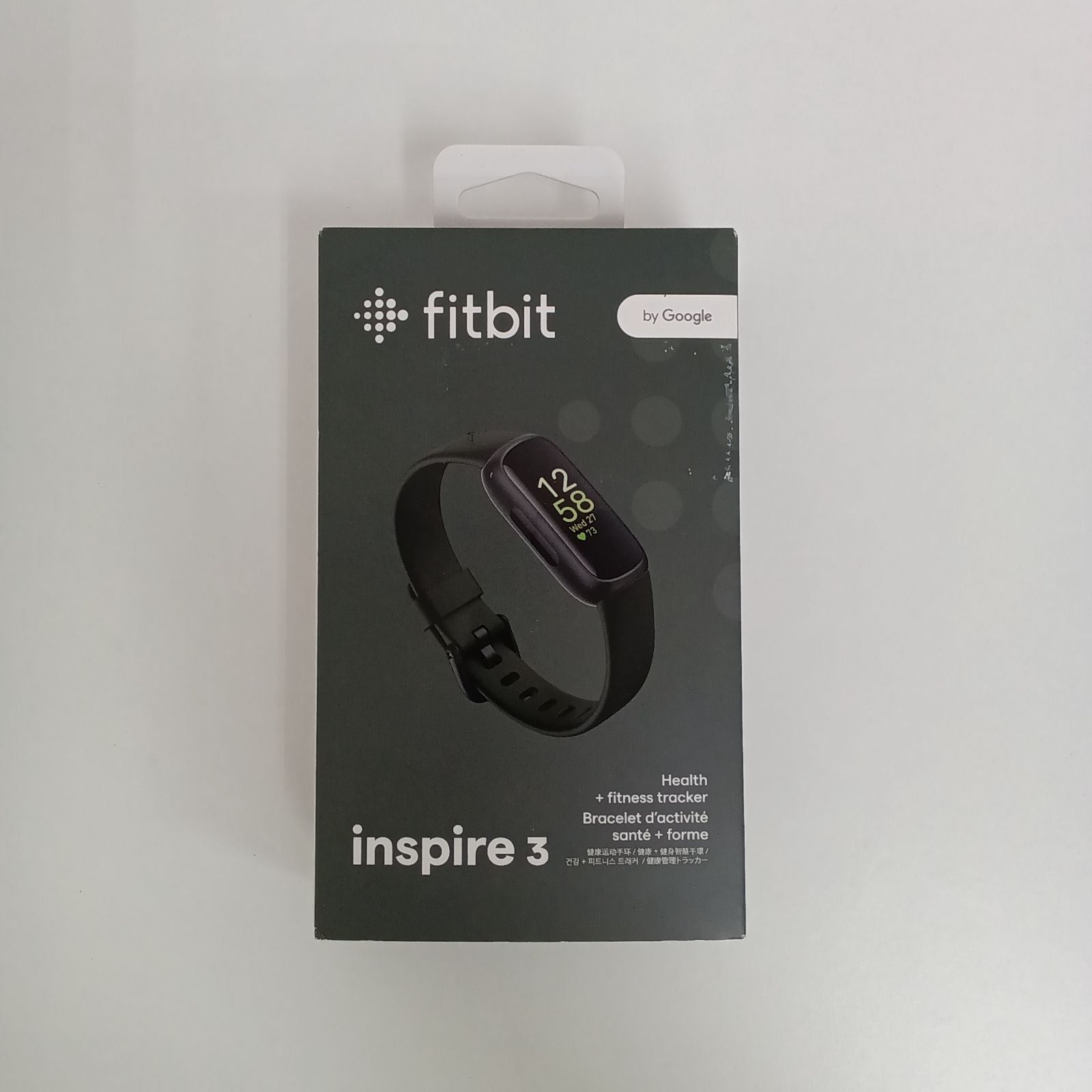 新品未使用】fitbit 熱く inspire3 Black(黒)