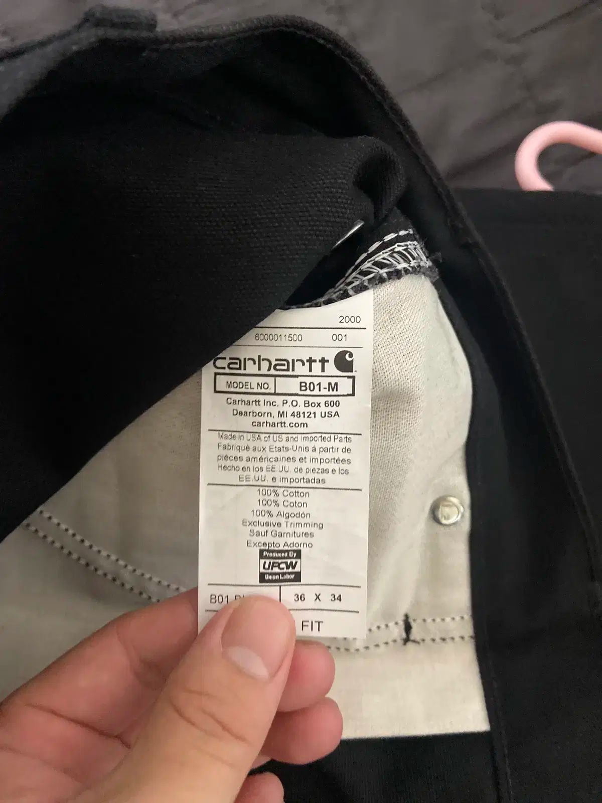 Carhartt ダブルニー 36 X 34
