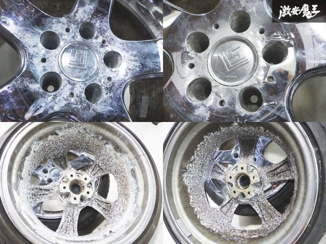 WORK LS 19インチ タイヤ付きメッキホイール