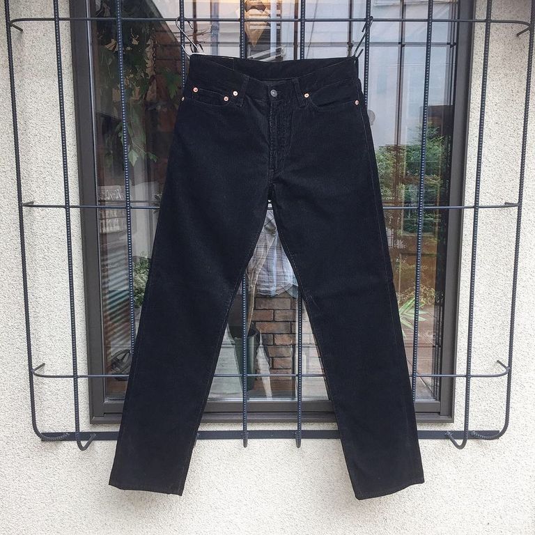 新品未使用品　FOB FACTORY  コーデュロイ 5ポケットパンツ / ブラック 34