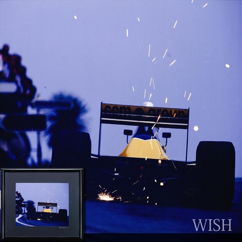 WISH サイン有 芸術写真 6号大 直筆サイン Sparks of Speed F1サーキットの閃光 25052685