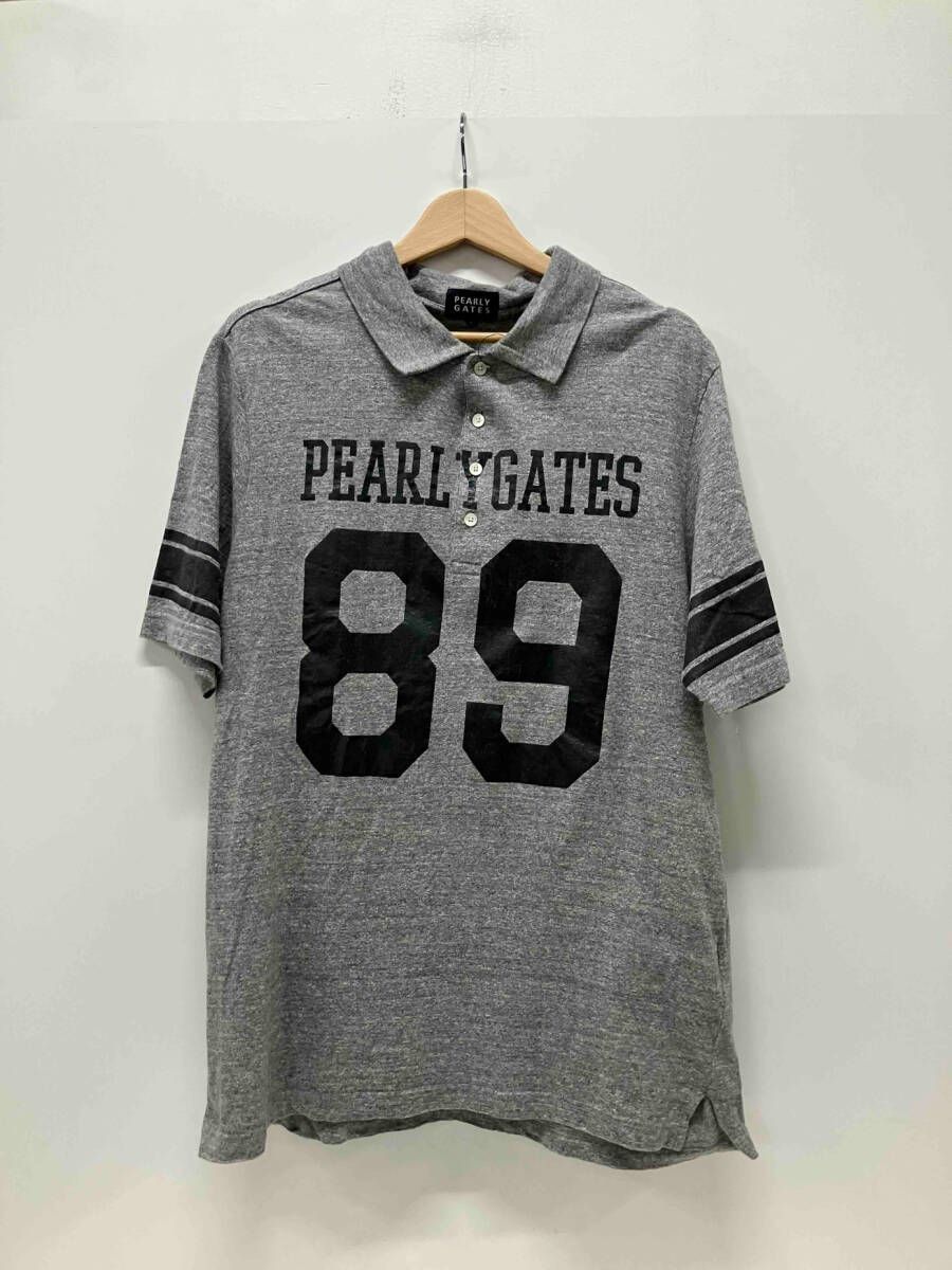 PEARLY GATES ロゴ ナンバリング ゴルフウェア 半袖ポロシャツ サイズ6