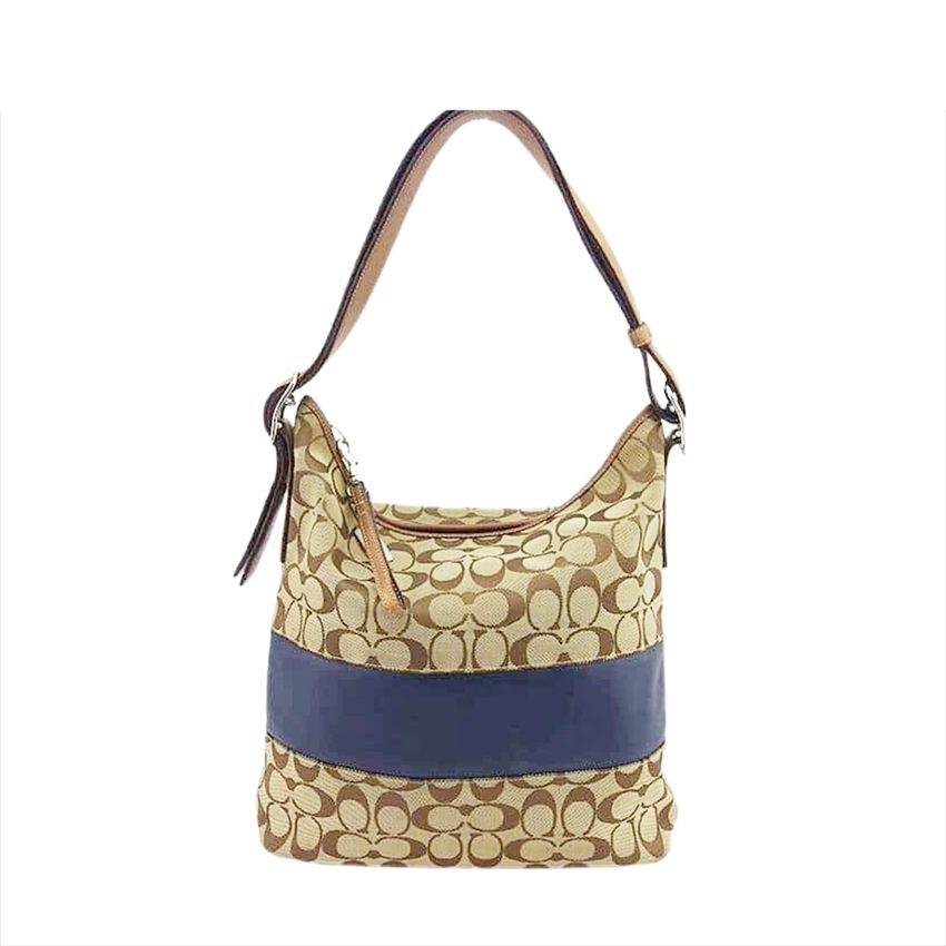 コーチ COACH ショルダーバッグ シグネチャー ベージュ×ブラウン
