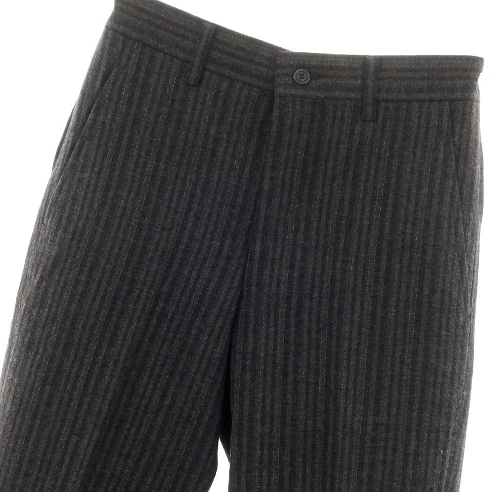 ISSEY MIYAKE ストライプスラックス 中古】イッセイミヤケ メン ISSEY MIYAKE MEN ウール ストライプ