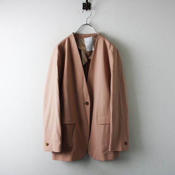 Super160sチェスターミドルコート38キャメル ノーブル 38 羽織 コート