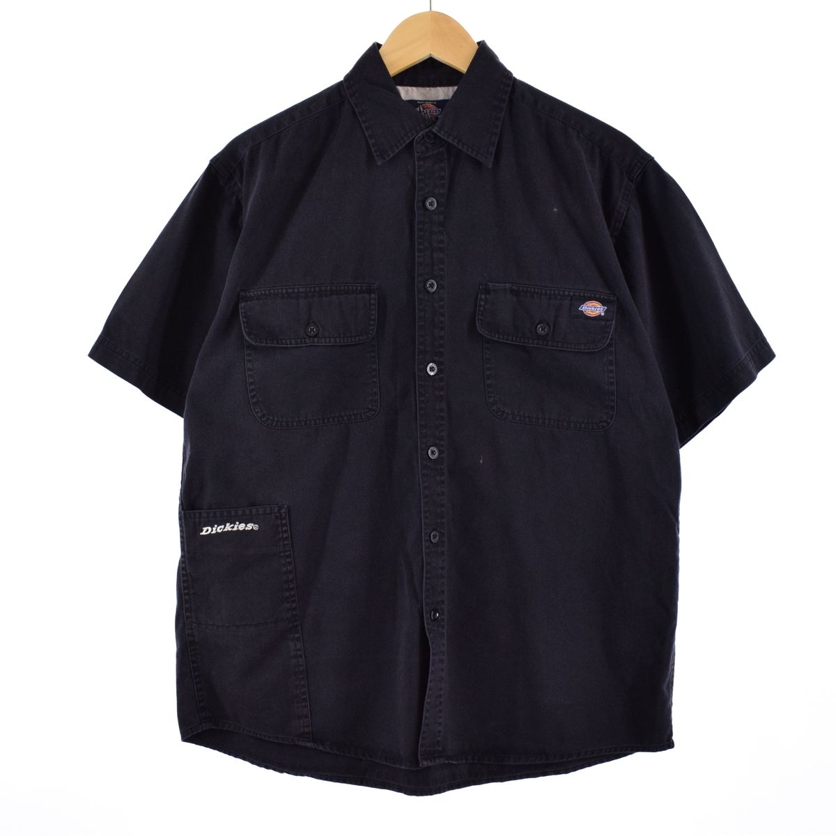 古着 ディッキーズ Dickies 半袖 ワークシャツ メンズL/eaa339697