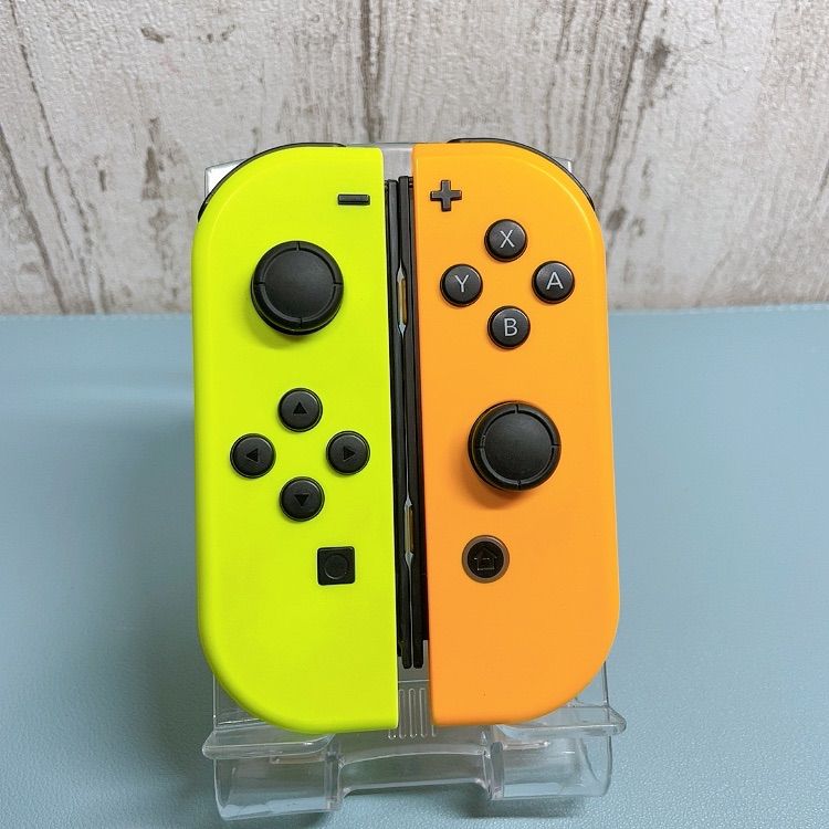 美品 レアカラー オレンジ イエロー Switch 左右セット ジョイコン 美品 レアカラー オレンジ イエロー Switch 左右セット