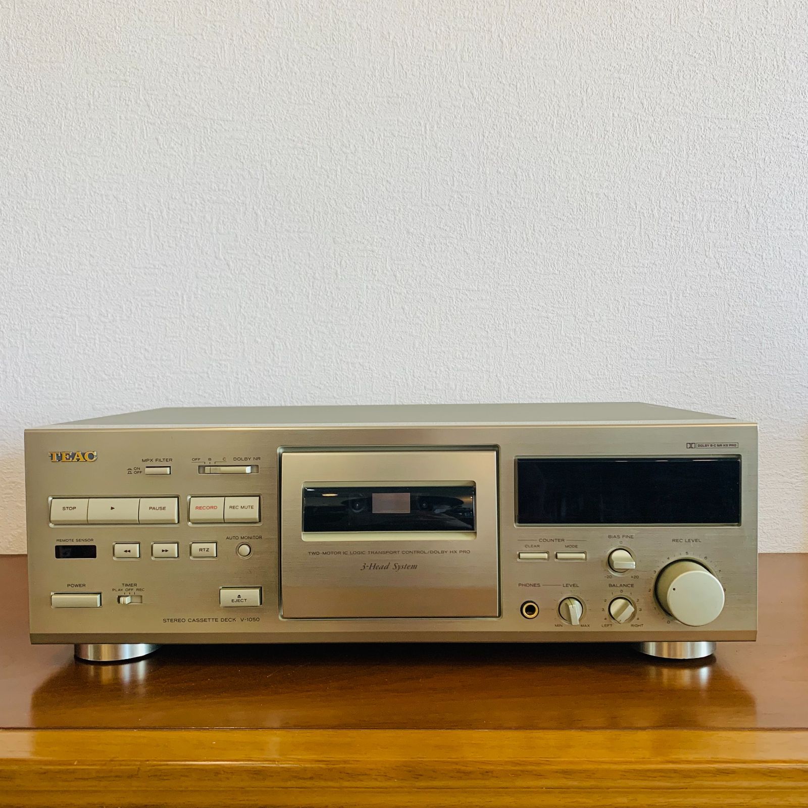 TEAC ステレオカセットデッキ V-1050 ティアック【ジャンク品】 - メルカリ