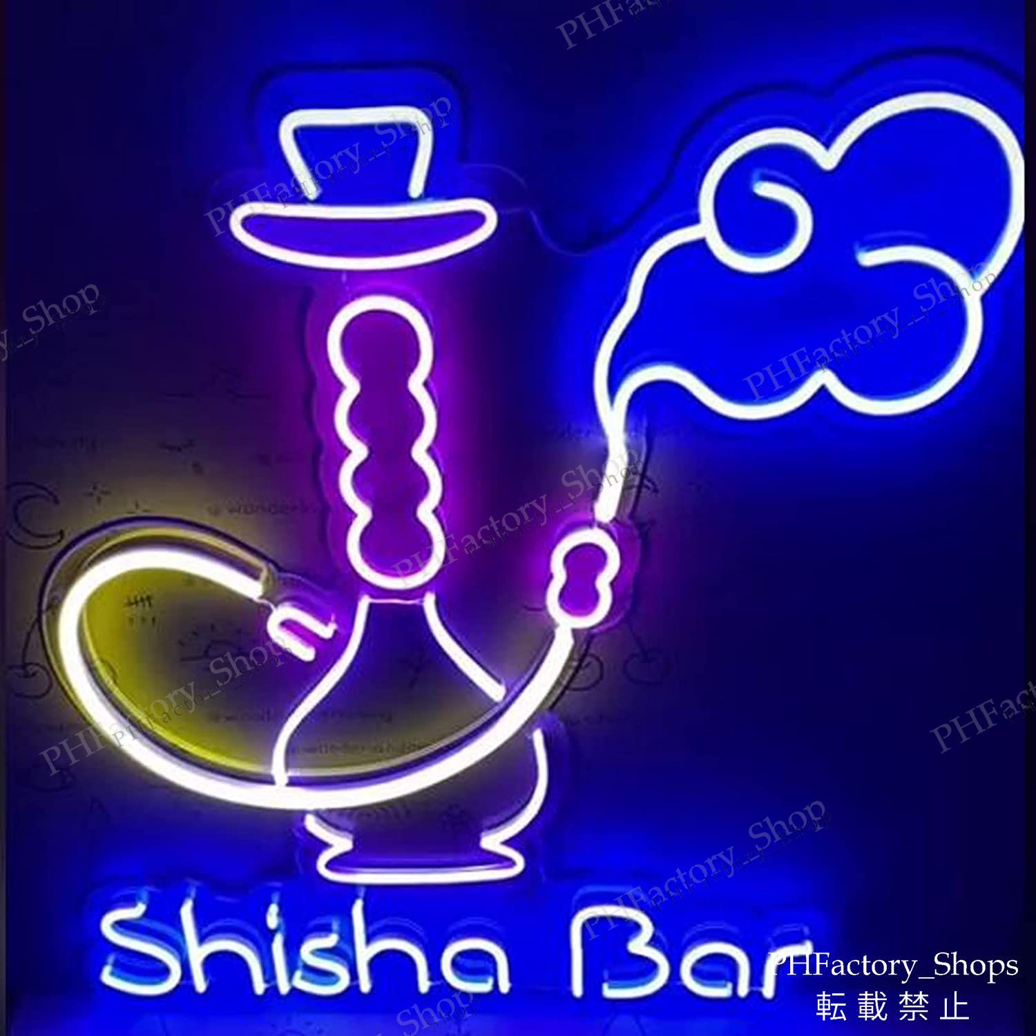 LEDネオンサイン shisha smoking シーシャ喫煙 open 営業中看板 開店 on air お酒 レストランの看板 ネオン看板ネオン管 アメリカン雑貨