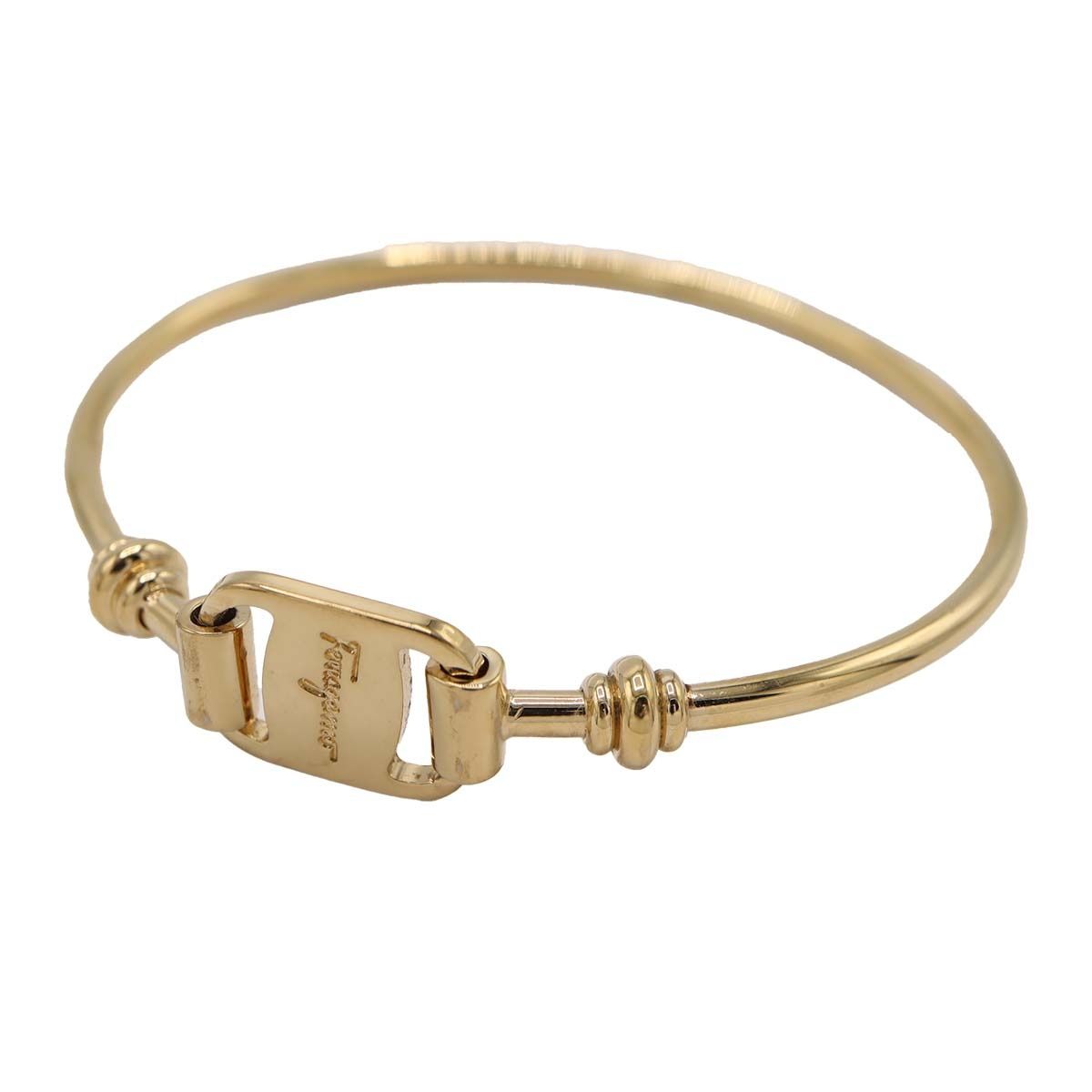 サルヴァトーレ　フェラガモ ブレスレット　ゴールドカラー　アクセサリー Salvatore Ferragamo サルヴァトーレフェラガモ バングル ブレス