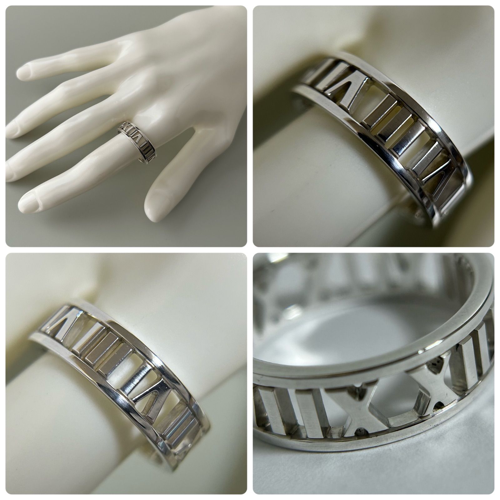 極美品✨ ティファニー リング アトラス AG925 #14.5 ティファニー リング 指輪 オープン アトラス 925 約19号