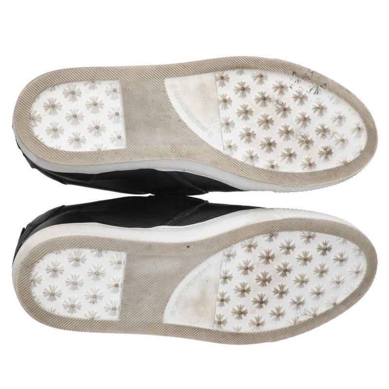 カホン クロムハーツ SLIP ON BLK CALF/スリッポン CHプラスレザー