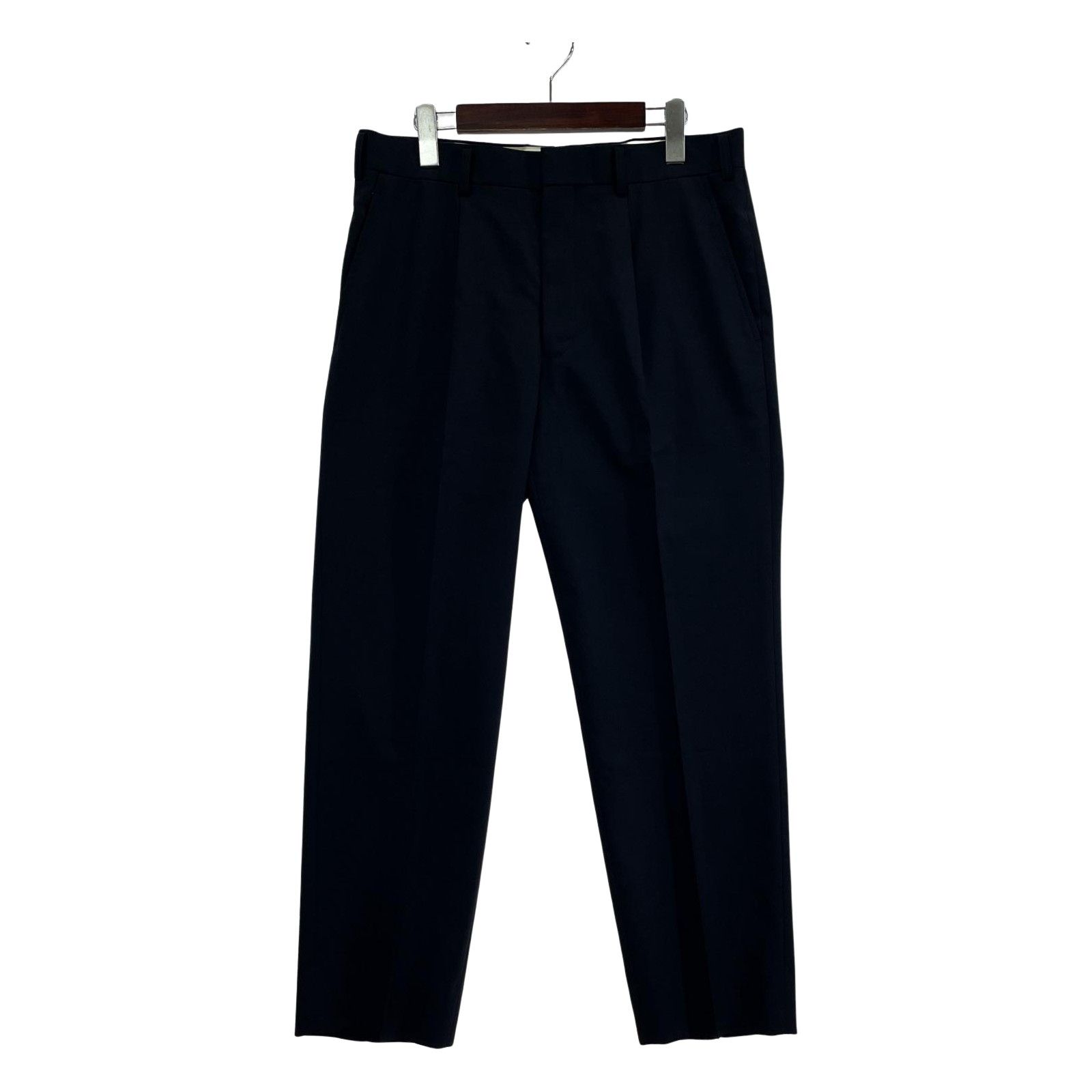 COMME des GARCONS パンツ HOMME DEUX ウールパンツ M ネイビー