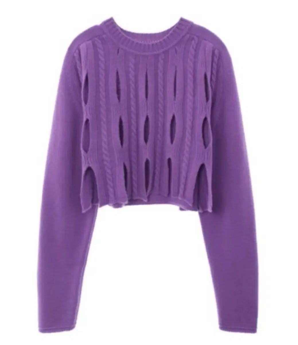 THE ILMA カットアウト セミ クロップド ニット