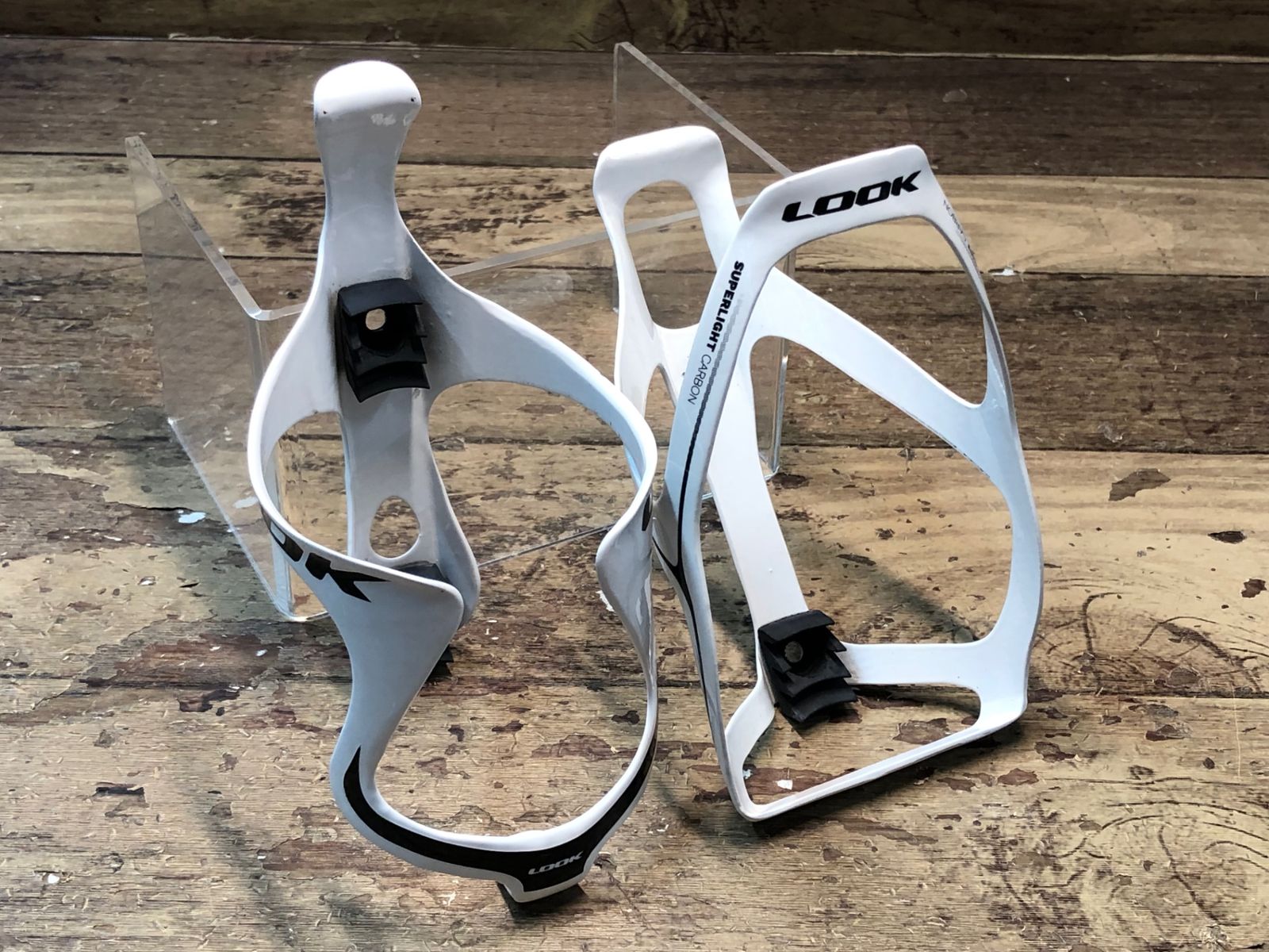 送料無料 Look カーボンボトルケージ2個／ボトル2本セット LOOK