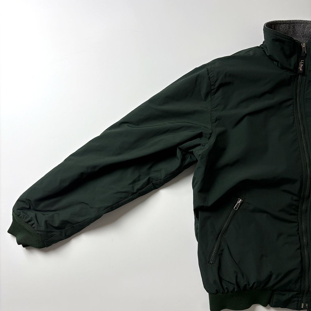 L.L.Bean エルエルビーン ウォームアップジャケット M 深緑 ダーク