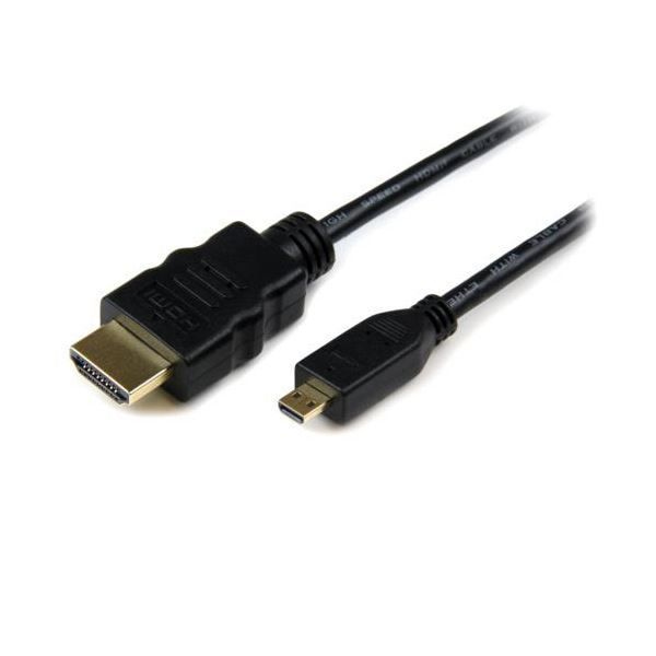 まとめ StarTech.com マイクロHDMI-HDMI1.4変換ケーブル 1m ブラック HDADMM1M 1本 ×3セット