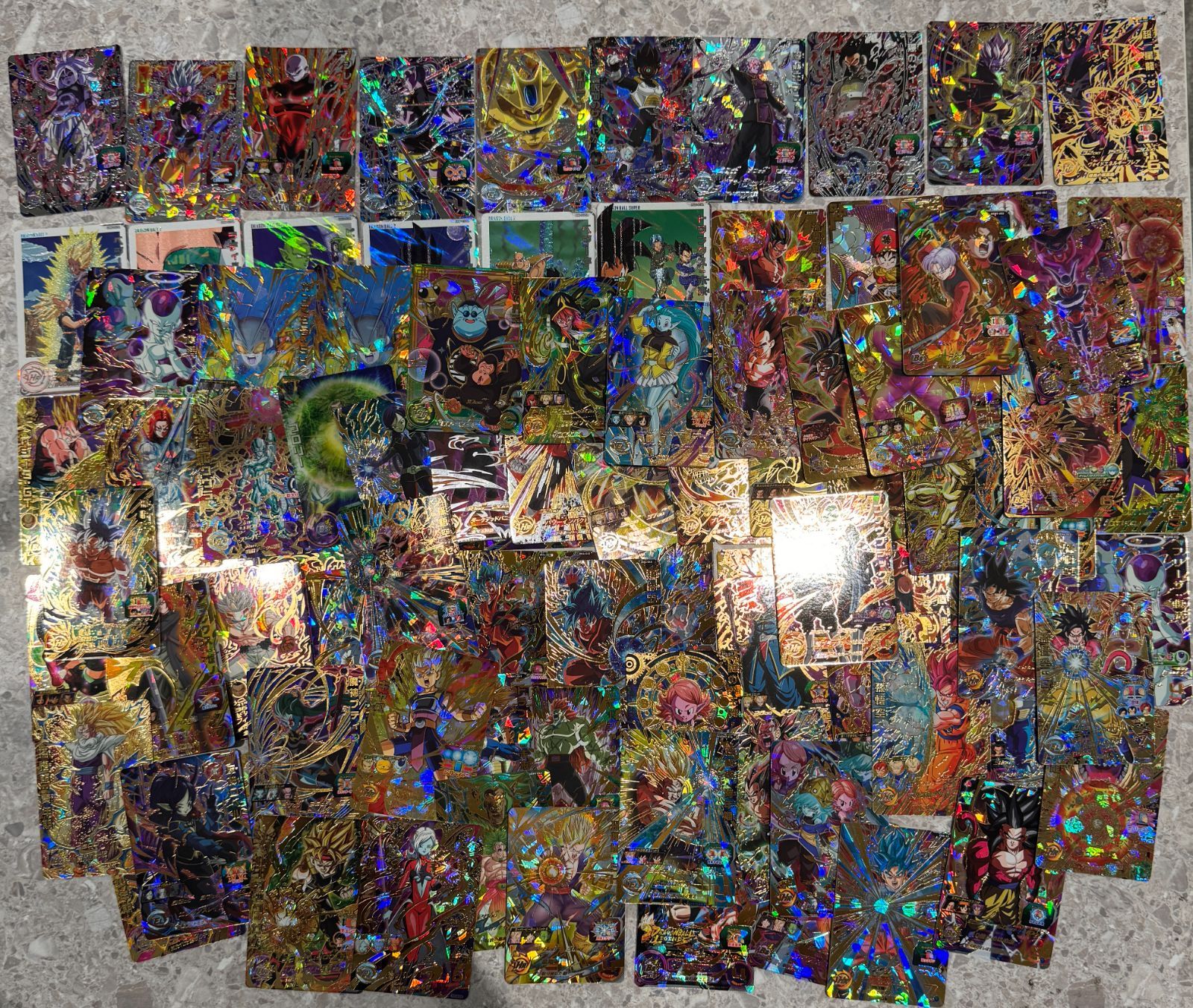 ドラゴンボールヒーローズまとめ売り100枚以上　UR 、SECのみ スーパードラゴンボールヒーローズ、UR、SECまとめ売り、100枚