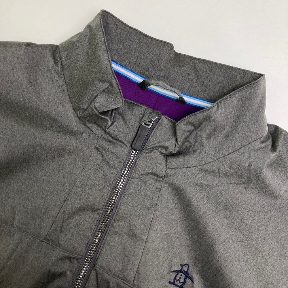 サイズ：LL MUNSING WEAR マンシングウェア JWMK604 中綿 ジップジャケット  グレー系 [240101425940] ゴルフウェア メンズ ストスト MUNSING WEAR マンシングウェア JWMK604 中綿 ジップジャケット