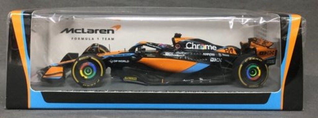 Spark model 1|43 McLaren MCL60 No.81 McLaren 1st Pole 1st Sprint Race - Qatar