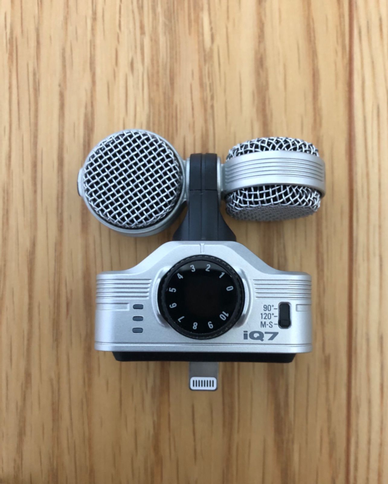 zoom ズーム iQ7 Lightningコネクター用 MSステレオマイク