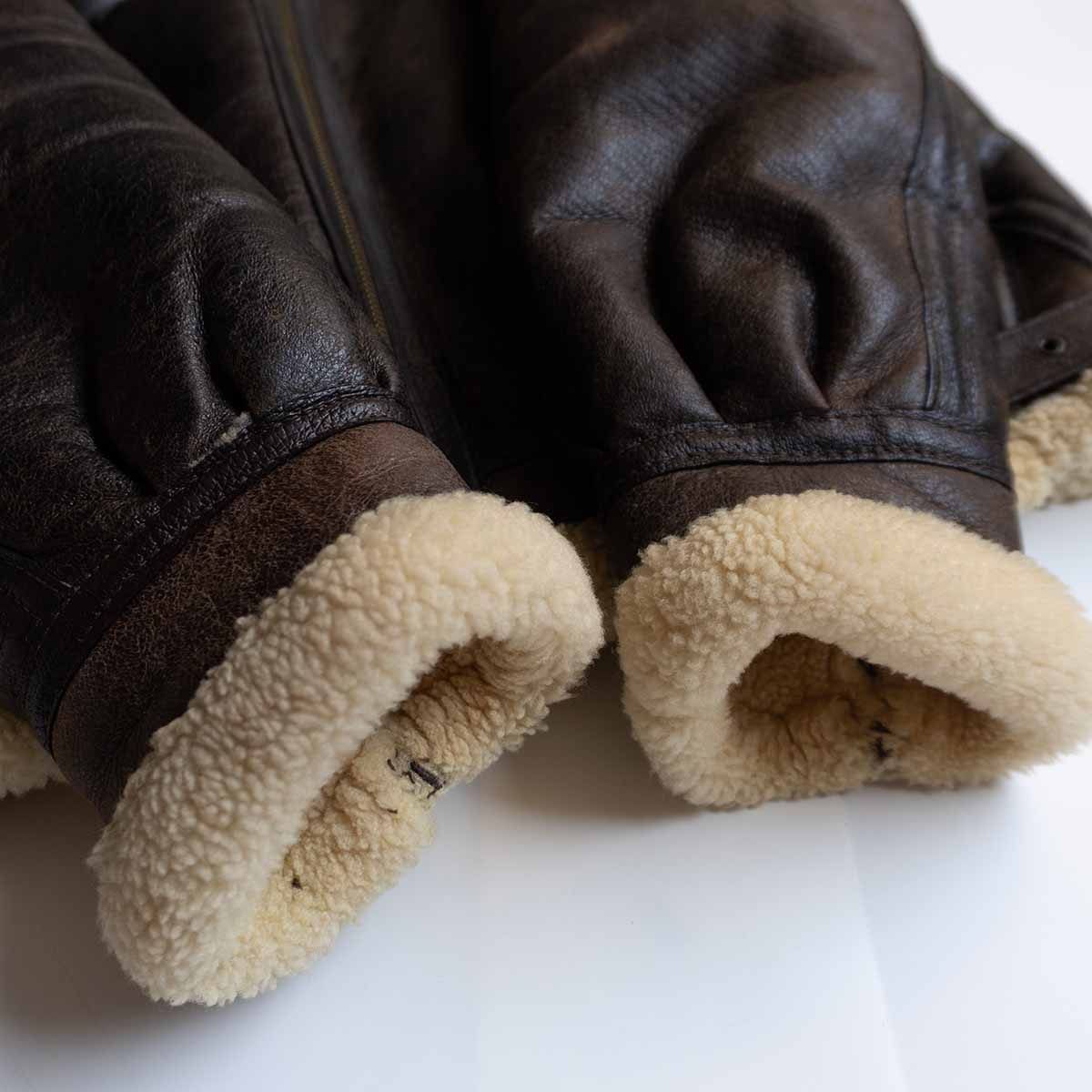 雰囲気抜群/ビッグサイズ】SCHOTT【B-3 ムートンボンバージャケット