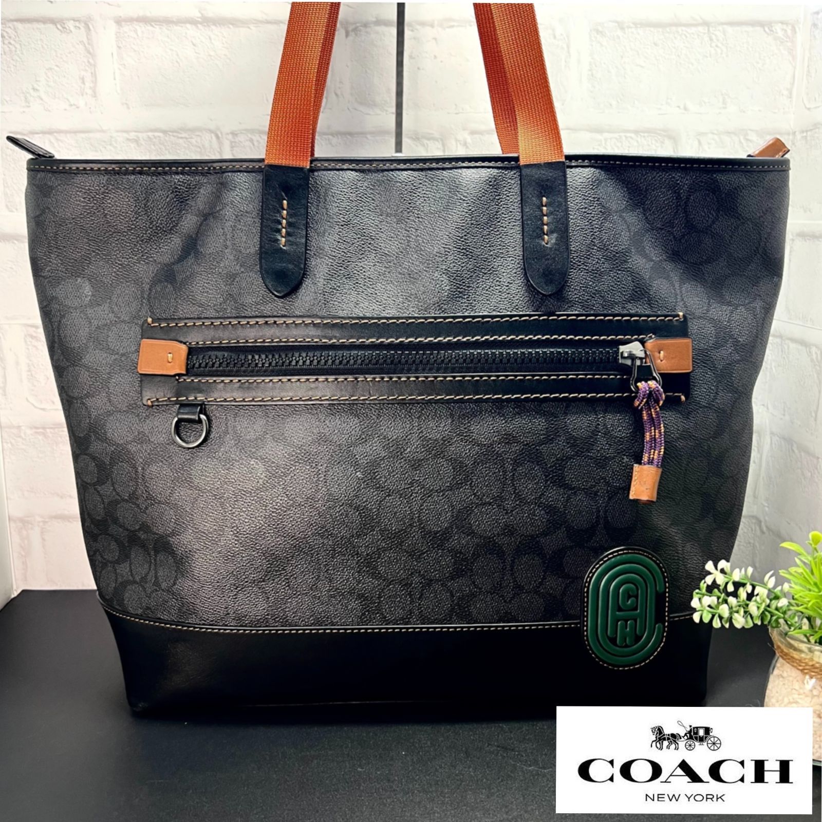 COACH／コーチ 73667 シグネーチャー アカデミー トートバッグ - メルカリ