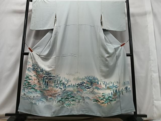 平和屋着物□極上 本加賀友禅作家 小田美知代 色留袖 新草花おしどり