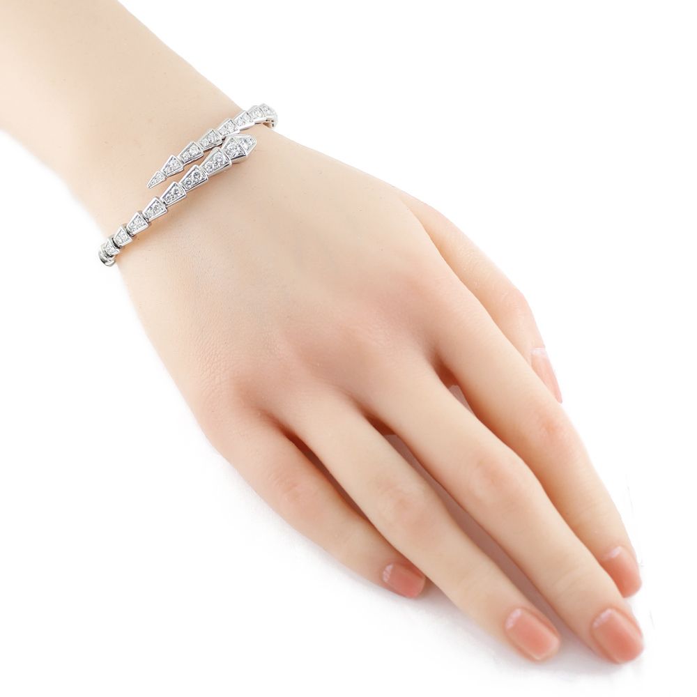 ブルガリ セルペンティ ヴァイパー シングルコイルスリム バングル 18  