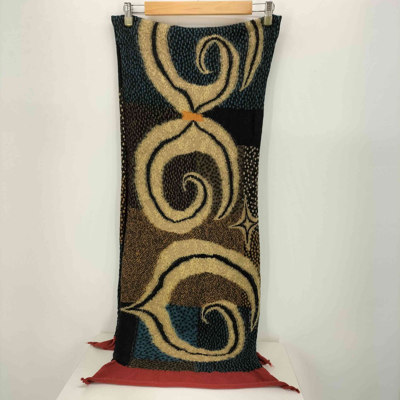 KAPITAL キャピタル縮絨ウールマフラー ストール バタフライ 大判