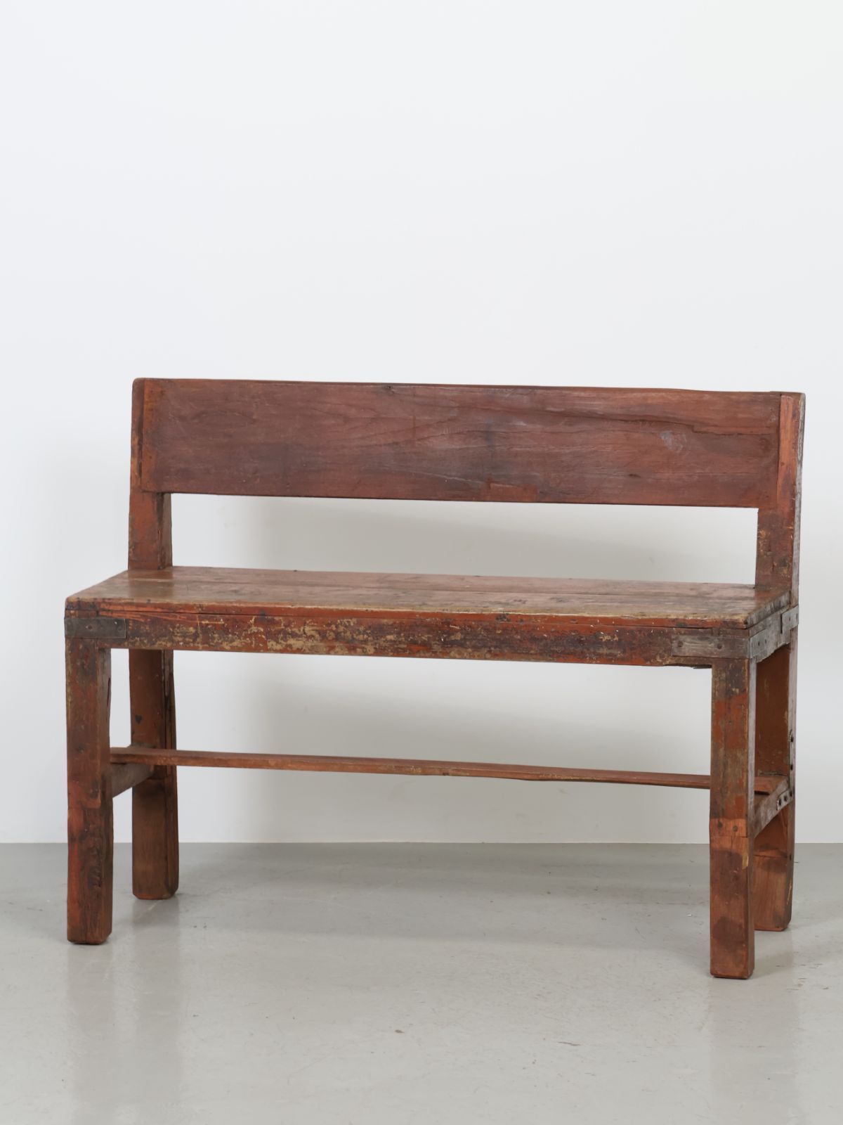 1960 - 70年代 ヴィンテージ ラスティック ウッド ベンチ