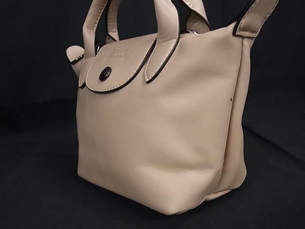 □新品同様□ LONGCHAMP ロンシャン レザー ルプリアージュ キュイール レザー 2WAY ショルダー ハンドバッグ ベージュ系 FC9929  - メルカリ