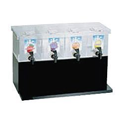 TKG シロップディスペンサー 4連 M FSL-04 2-0647-0201 幅550×奥行200×高さ370 |業務用| |